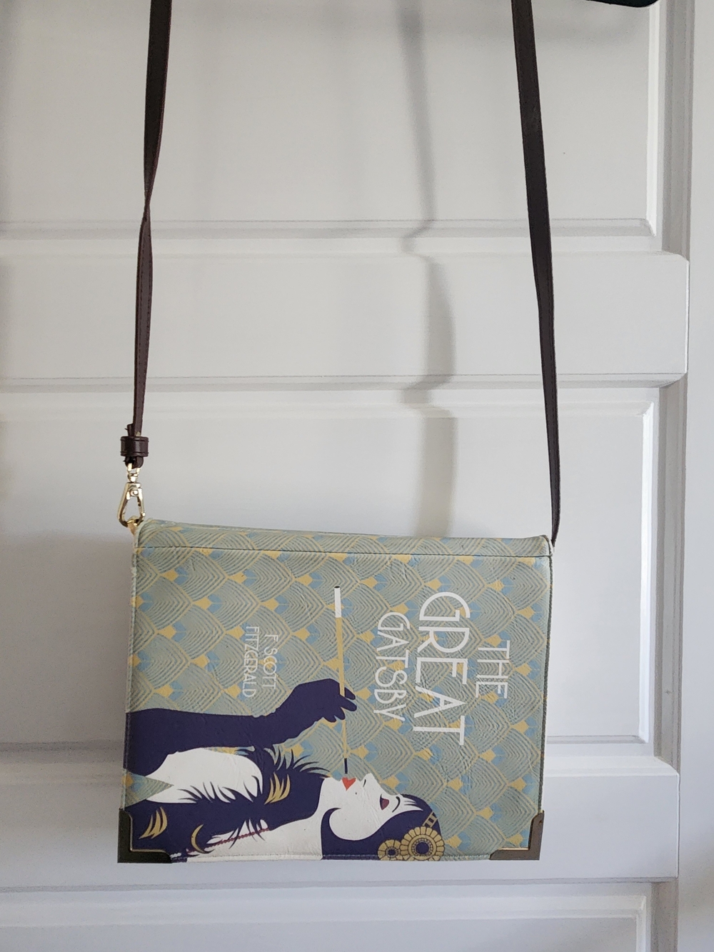 The Great Gatsby Illustrated Crossbody Bag